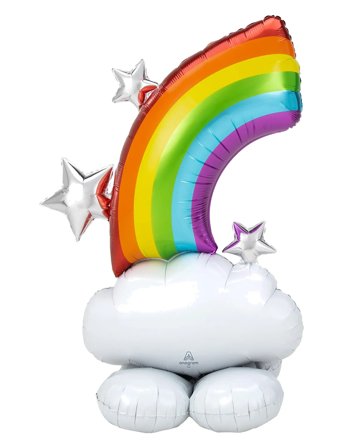IPK Rainbow Air-Filled Foil Balloon 132 Cm - Multi/patterned - 0
