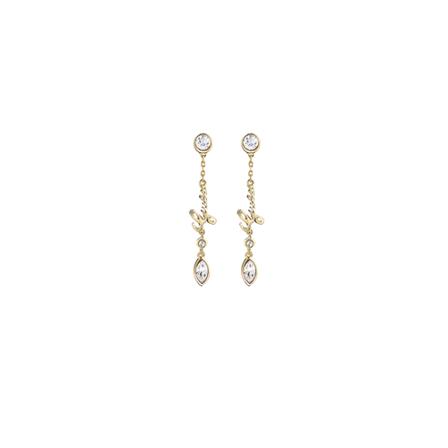 Guess Earrings Gul, Dame Øreringe, Størrelse: ONE Size