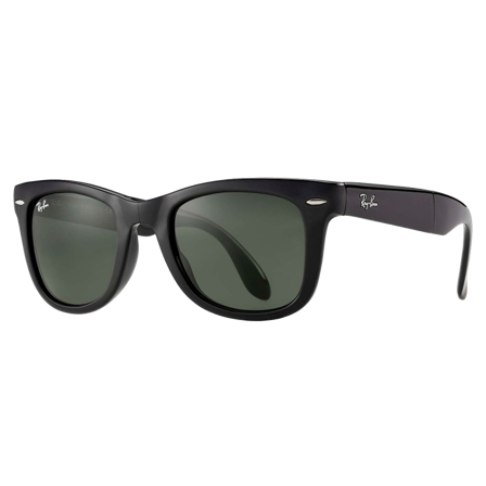 Ray-Ban Folding Wayfarer Black G-15 Green