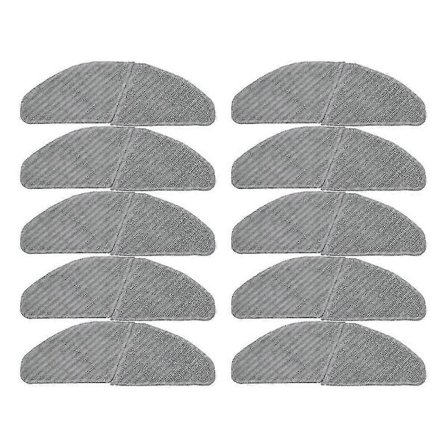 Tvättbara Mikrofibermoppdukar Delar Kompatibla Midea S8+ M7 Pro-FA7-