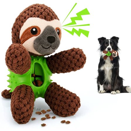 Crinkle Dog Toys Sloth Shaped, Dog Puzzle Toys for Dog Teeth