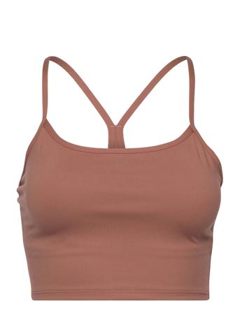 Gapfit Recycled Power Brami Crop Tops Sleeveless Crop Tops Brun GAP