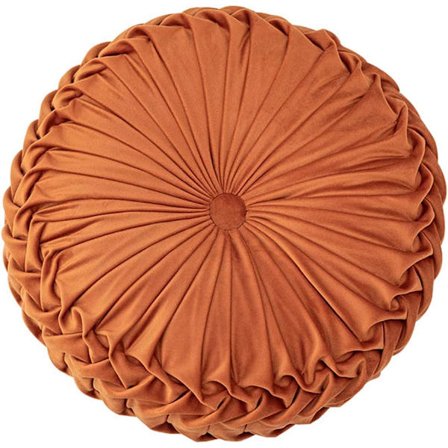 Pude til Sofa Dekorativ 3D Græskar Rundt Fløjlspude