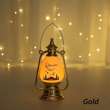 Eid Al Fitr Ramadan Hemlampa BRONS GULD BRONS GULD