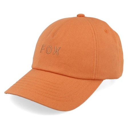 Fox - Orange unconstructed Keps - Wordmark Hat atomic Orange Dad Cap @ Hatstore