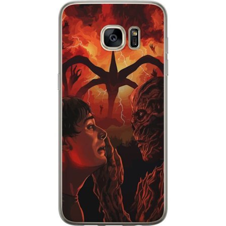 Yhteensopiva Puhelinkuori Samsung Galaxy S7 edge Satumaista moskeijaa pastelliväreillä, roikkuvilla lyhdyillä, tähdillä ja puolikuulla pilvien jo