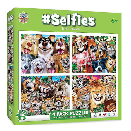Masterpieces Pussel Selfies Pussel 4-pack (100 bitar)