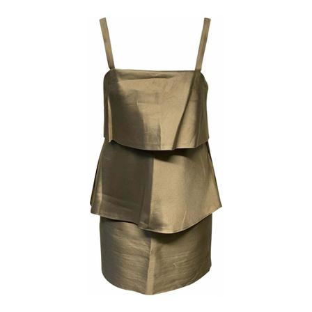 Moschino Pre-Owned, Pre-owned Dresses Beige, Dames, Maat:S