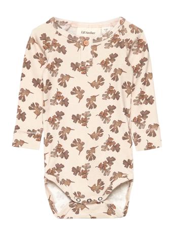 Nbmgeo Ls Slim Body Lil Bodies Long-sleeved Multi/mønstret Lil'Atelier