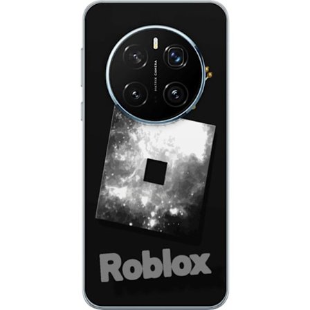 Yhteensopiva Puhelinkuori Honor Honor Magic7 Pro Minimaalinen musta ja hopeanvärinen Roblox-symboli, jossa on kultainen kruunu ja ylellinen pelaajien