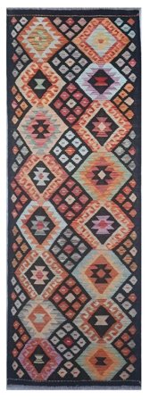 Mały Kilim Afgan Old Style Dywan 79X244 Wełna