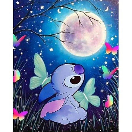 Stitch Diamond Painting Kits för vuxna och barn, Stitch Diamond Art Kits, 5d Diamond Painting Stitch 12x16 tum