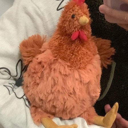 23cm Jellycat Plyslegetøj Sød Blød Fyldt Animationskylling Hjemmeværelses Dekoration Dukker Til Børns Fødselsdag Julegave-fance