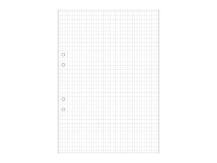 Lösblad A4, vitt 70g hålat papper, rutat 5x8mm 500/fp - Lyreco - Skola och förskola - Förbrukning skola häften - Lösblad och arbetsblad