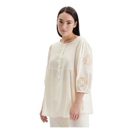 Seidensticker Slip Over Blouse Regular fit , Beige , Dames , Maat: XL