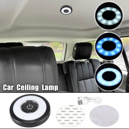 Auton sisätilojen LED-lukuvalo USB-lataus katto sininen