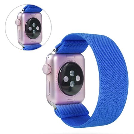 Apple Watch Series 6 / 5 44mm simple nylon watch band - Dark Blue