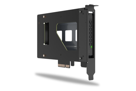 ICY DOCK ToughArmor MB111VP-B - bevegelig lagerrack - U.2 / U.3 SSD mobile rack - NVMe - PCIe 4.0 x4