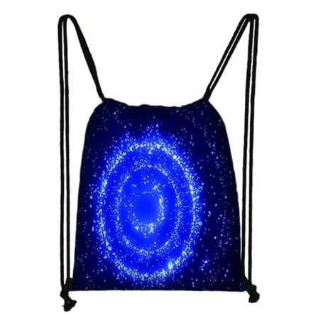 Tähtitaivas-sarjan juoksu- ja urheilukassi, vetoketjullinen, kouluun, joogaan, uimiseen, vaellukseen, urheiluun, poikien ja tyttöjen lahja, 