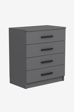 Hanah Home - Kommode - Rhonda - Grå - Kommoder - Fra Homeroom
