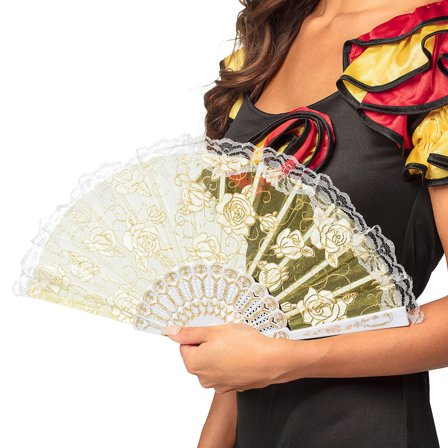 Håndvifte Gull og Hvit Dorado