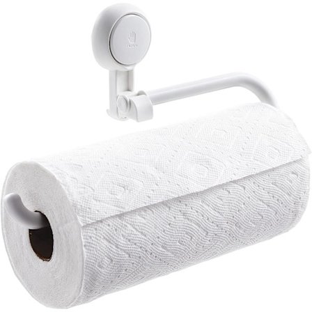 Imupaperitelineen pidike kaappiin, ilman porausta