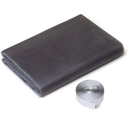 Itseliimautuva hyttysverkko ikkunaan - musta