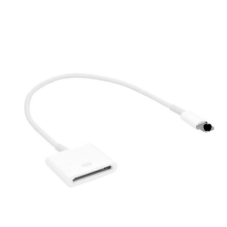 Lightning - 30-nastainen adapteri kaapelilla Synkronointimuunnin Lataustuki iPhone 13/13PM/12PM/11 PM/XS/8P/iPad/iPod -laitteille