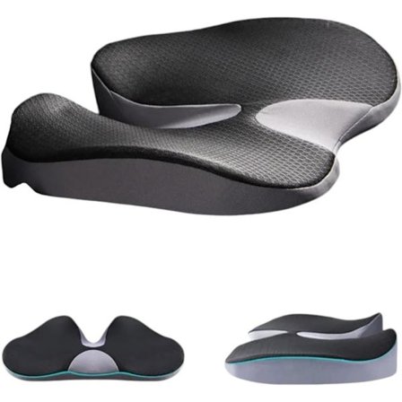 U-formet sklisikker sittepute i minneskum – lindrer isjias og ryggsmerter_TF_TF