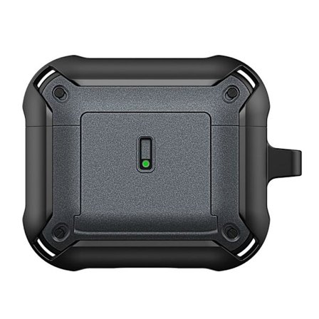 AirPods 3:n kaksivärinen kansi - Musta / Harmaa