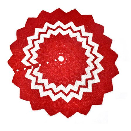 Juleteppe Juledekorasjon Juleteppe strikket ac