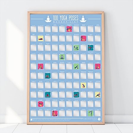 Yoga Poses Scratch off Bucket List - Partyninja.se