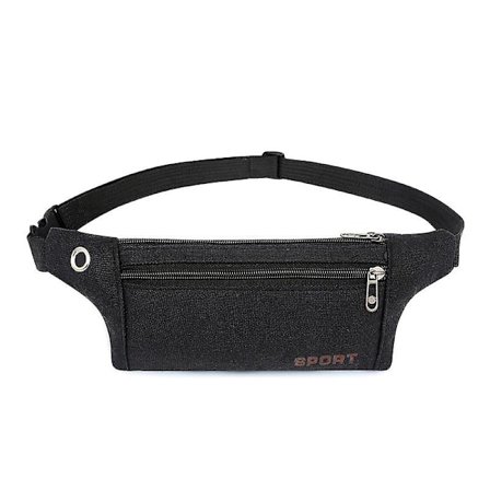2023 Mobile Phone Canvas Waist Bag Multifunctional Outdoor Sports Mountaineering Mobile Phone Bag Men's Chest Bag