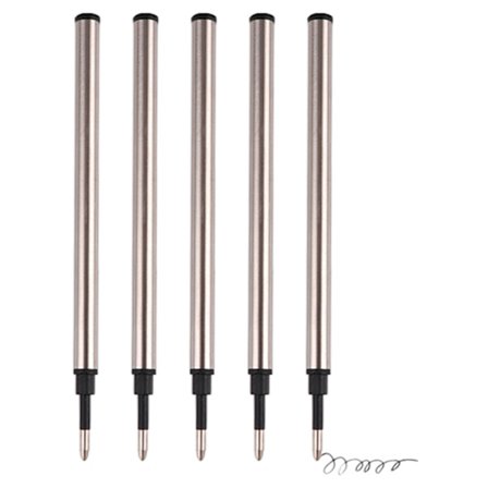 Praktisk kulepenn Refills Erstatning 0,5 mm blå/rød/svart blekk for uttrekkbar penn Skolearbeidsplass Home Shop 5X