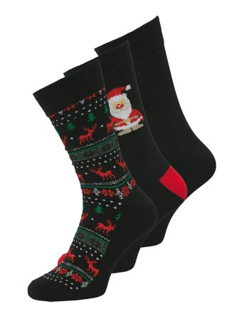 Jacxmas Reindeer Socks Giftbox Jnr Black Jack & J S