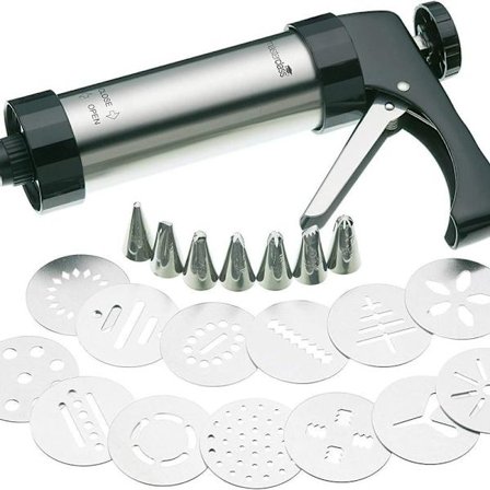 Sett for bakst og kakepynt, 21 deler