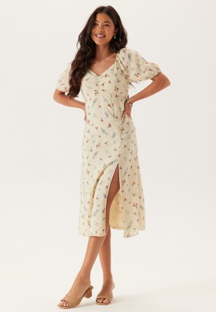 VILA Vihavanne Rima S/S MIDI DRESS Tøj