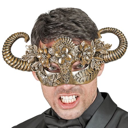 Øjenmaske med Vædderhorn