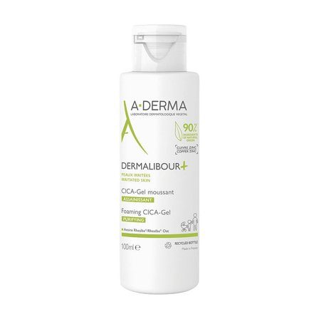 A-DERMA Dermalibour+ Irritated Skin Foaming CICA-gel 100 ml, Skincare, Skincare Til Børn, Babysalve