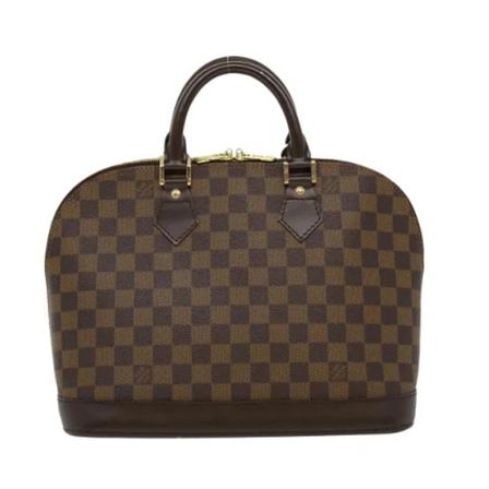 Louis Vuitton Vintage Pre-owned Canvas Alma Taske Brun, Dame Vintage Tasker, Størrelse: ONE Size