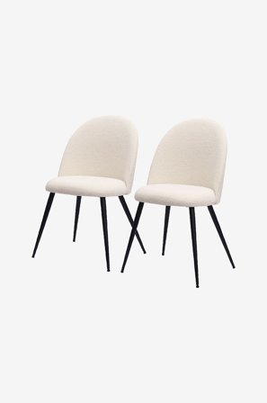 Homeroom Collection - Thorsten 2-pack matstol - Beige - Stolar - Från Homeroom