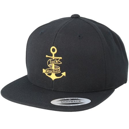 Jack Anchor - Black - snapback - Cap - Anchor Black/Gold Snapback - Hatstore
