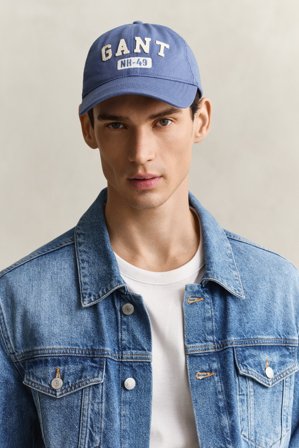 GANT Herren Graphic Cap aus Baumwollcanvas (ONE SIZE) Blau