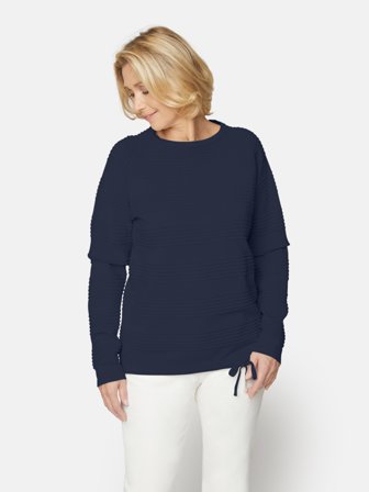 BRANDTEX - Strik - Navy - Detalje