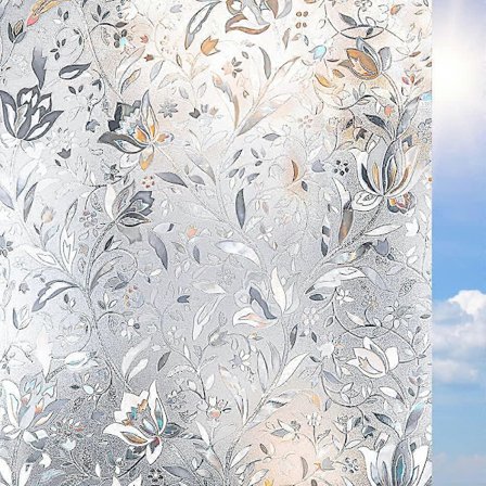 Självhäftande fönsterfilm för insynsskydd, utan lim, anti-UV (30x300cm)