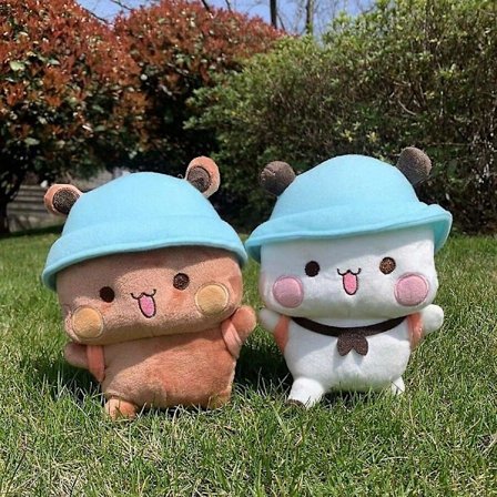 Sööt Bubu Dudu Plussinen Pehmolelu Ihastuttava Piirretty Yier Panda Karhu Nuket Täytetty Pehmeä Plushies Koti Sisustus 20cm