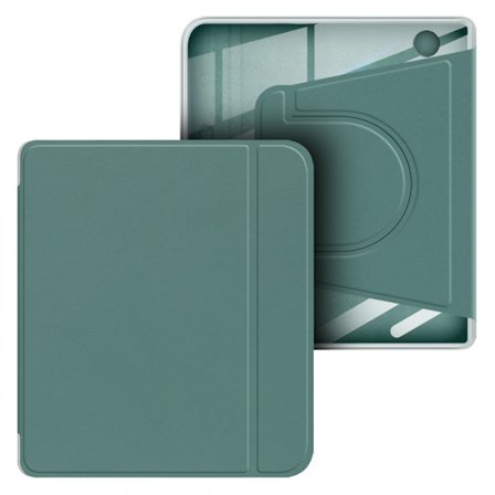 Etui for Kobo Libra Color (2024)/Kobo Libra 2, Akryl Magnetisk Avtakbar (Mørkegrønn)
