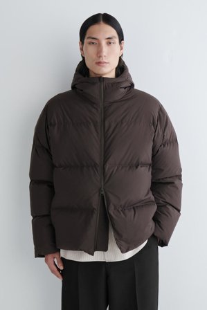 COS Homme Veste Doudoune À Capuche in Marron