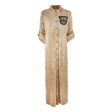 5Progress Klänning beige, Dam, Dam, Storlek: M