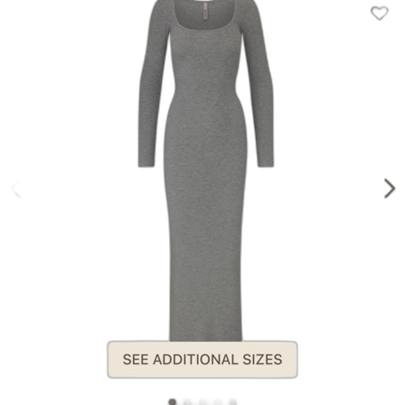 SKIMS klänning long sleeve dress